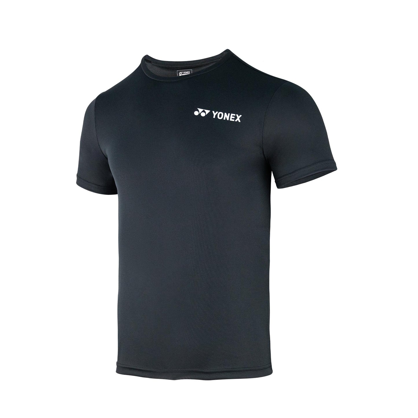 YONEX ROUND NECK SHIRT 2528 JET BLACK / WHITE