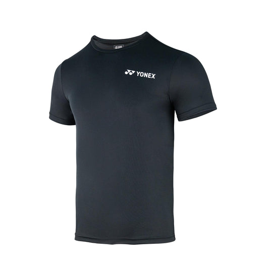 YONEX ROUND NECK SHIRT 2528 JET BLACK / WHITE