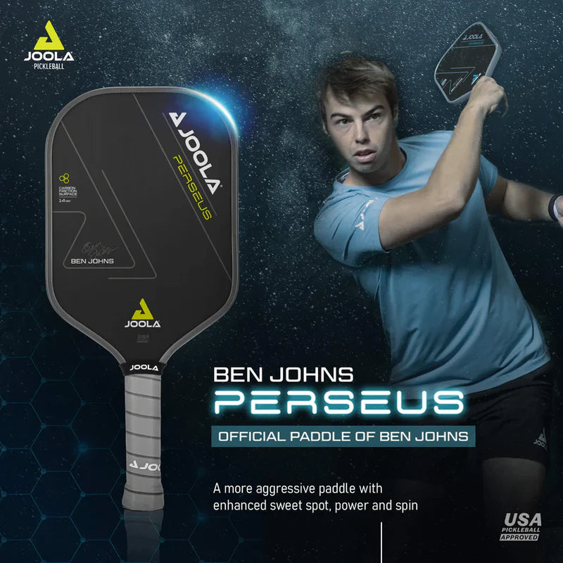 JOOLA BEN JOHNS PERSEUS CFS PICKLEBALL PADDLE - 14mm