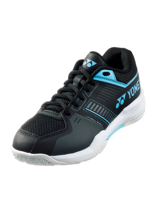 YONEX POWER CUSHION STRIDER FLOW JUNIOR BLACK/BLUE (LACE)
