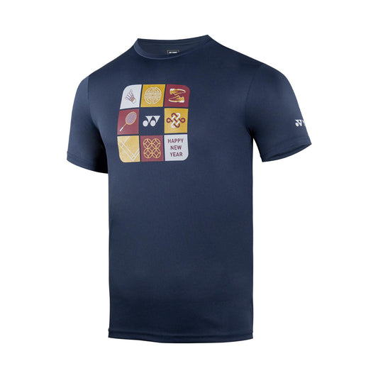 YONEX ROUND NECK SHIRT 2933 MOOD INDIGO