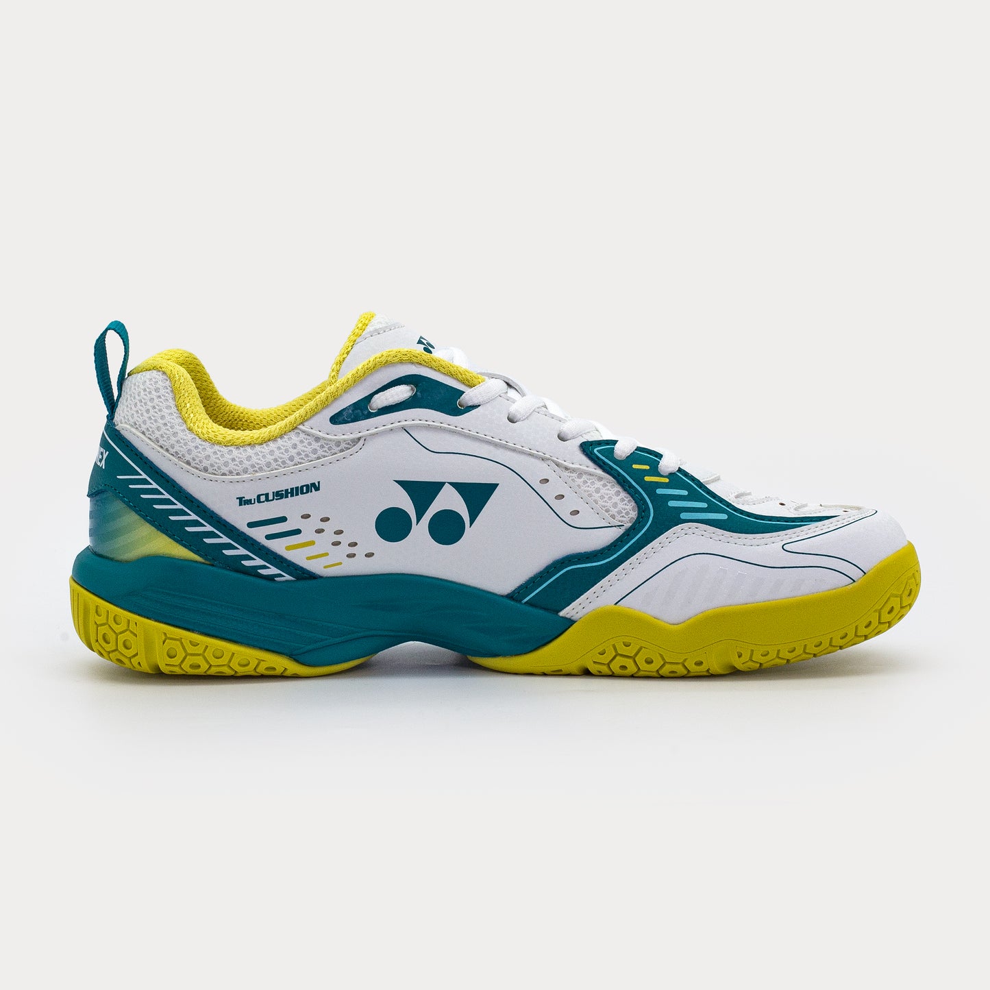 YONEX MACH 3 SHOES (WHITE/DEEP TEAL)