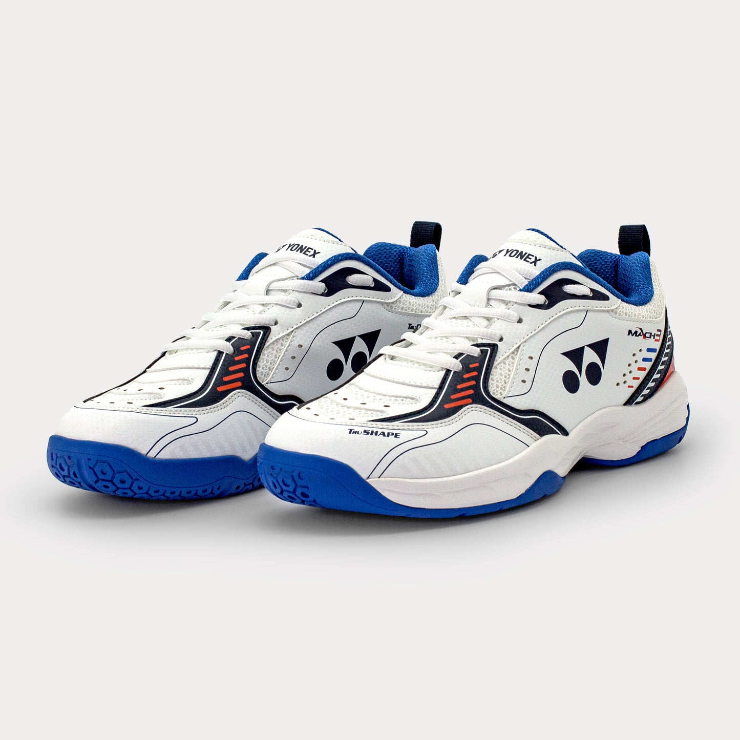 YONEX MACH 3 SHOES (WHITE/NAVY)