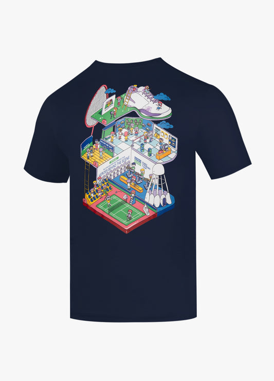 YONEX MALAYSIA MASTER 26 SOUVENIR TEE 3548 (OVERSIZED)  - NAVAL ACADEMY