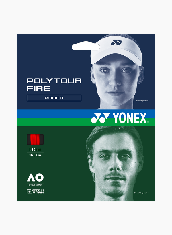 YONEX POLYTOUR FIRE POWER 1.25MM - RED