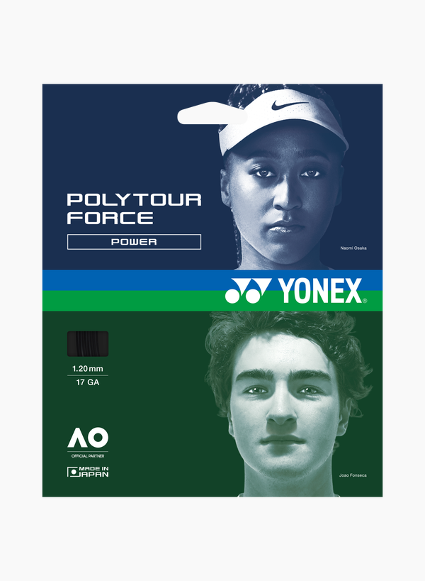 YONEX POLYTOUR FORCE POWER 1.20MM - BLACK