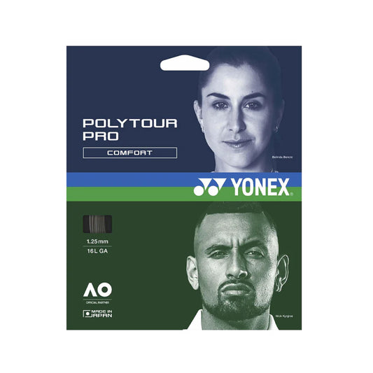 YONEX POLYTOUR PRO COMFORT 1.25MM - GRAPHITE