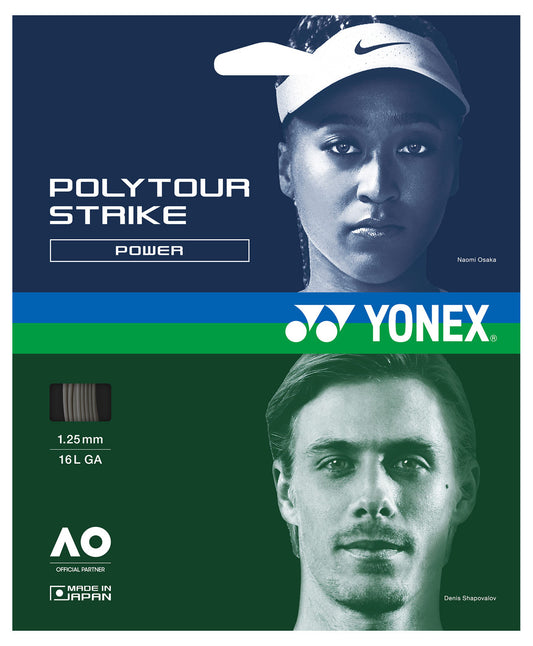 YONEX POLYTOUR STRIKE POWER 1.25MM - IRON GRAY