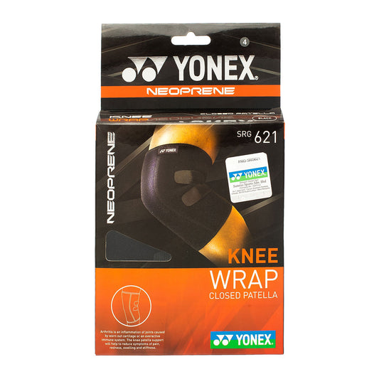 YONEX CLOSE PATELLA KNEE SUPPORT SRG621 - BLACK