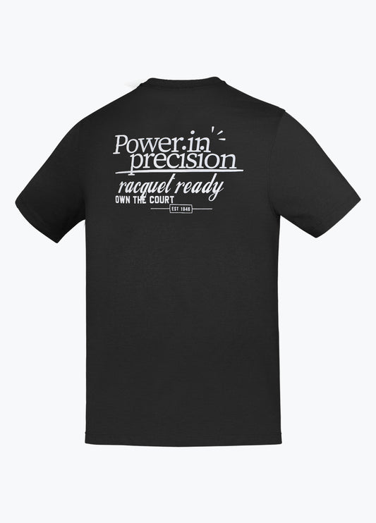 YONEX POINT 1 COTTON SHIRT 3295 - JET BLACK