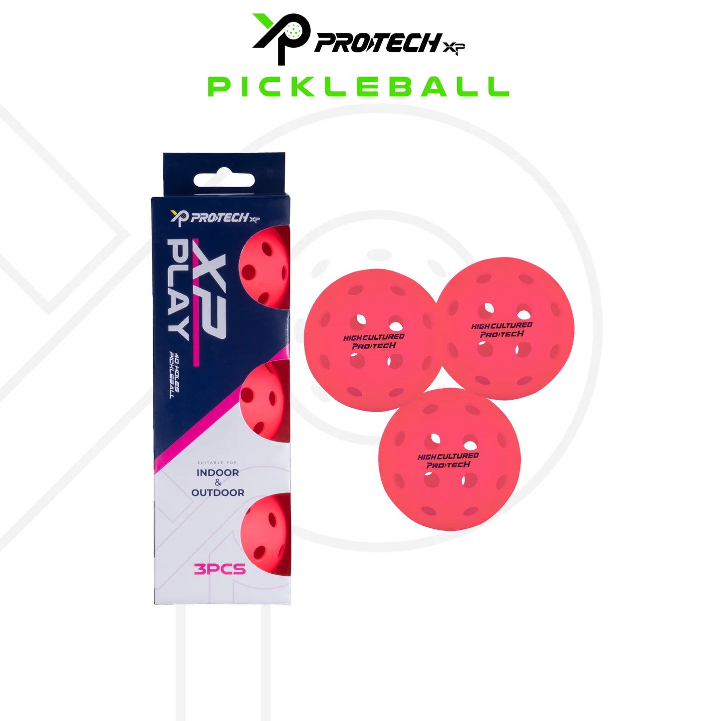 PROTECH PICKLEBALL XP PLAY (3 PCS/BOX)