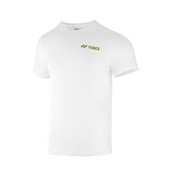 YONEX ROUND NECK SHIRT 2528 WHITE / RICH GOLD