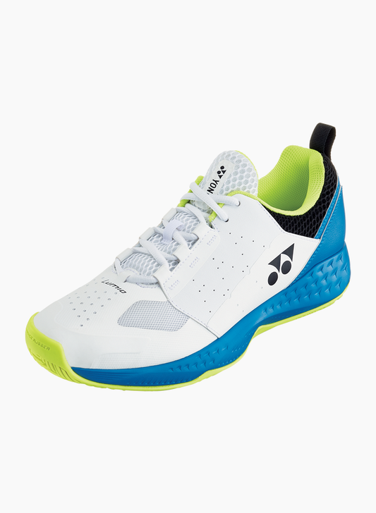 YONEX PICKLEBALL TENNIS SHOE POWER CUSHION LUMIO 4 UNISEX - WHITE/OCEAN BLUE