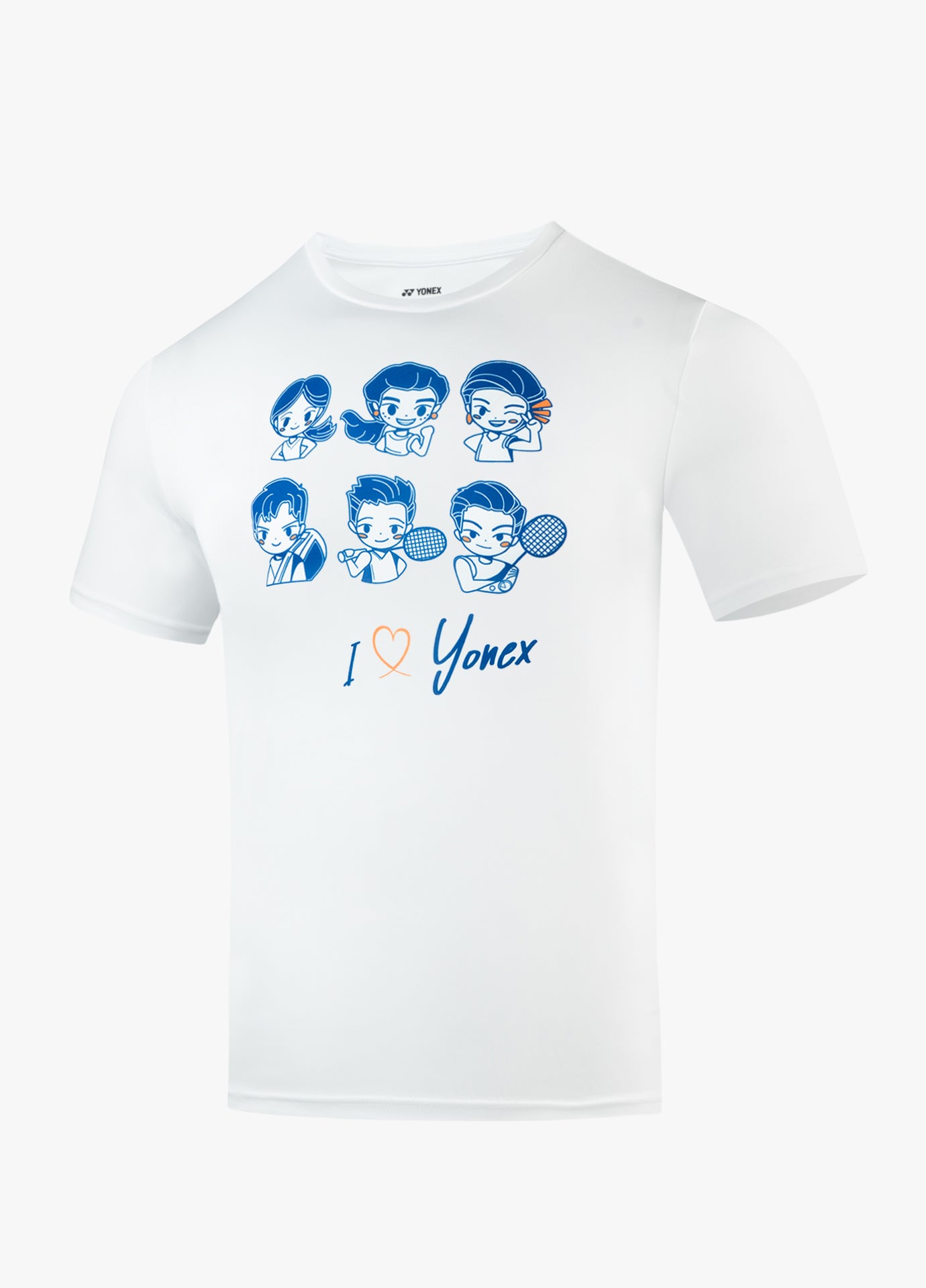 YONEX WORLD CHAMP SIX ICONS TEE 3388 - WHITE