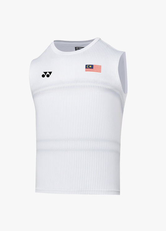 YONEX MALAYSIA MASTER 26 PLAYER SOUVENIR SLEEVELESS SHIRT YOB26141EX - WHITE