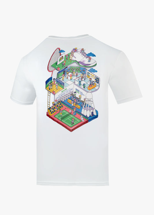 YONEX MALAYSIA MASTER 26 SOUVENIR TEE 3548 (OVERSIZED)  - WHITE