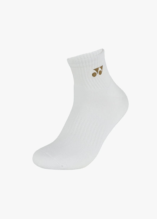 YONEX MEN SOCKS SSM-1055-MP9-SR - WHITE/MILITARY OLIVE