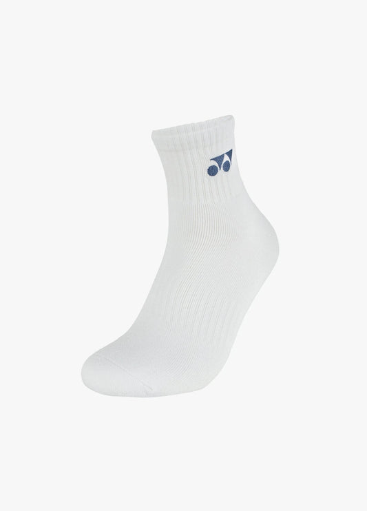YONEX MEN SOCKS SSM-1855-MP9-SR - WHITE/SAILOR BLUE