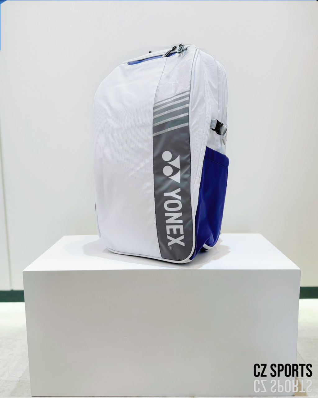 YONEX CLUB BACKPACK BA52512EX - WHITE/BLUE (207)