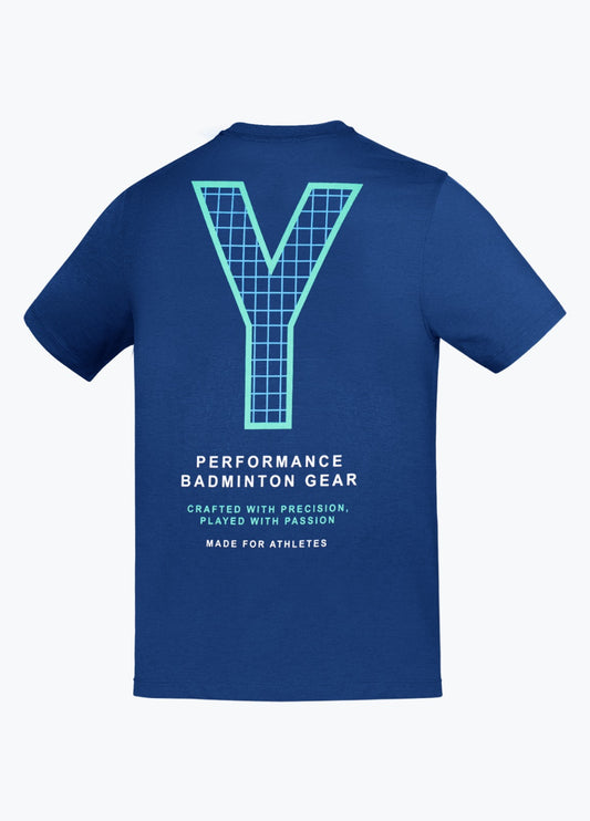 YONEX POINT 1 COTTON SHIRT 3303 - BLUE DEPTHS
