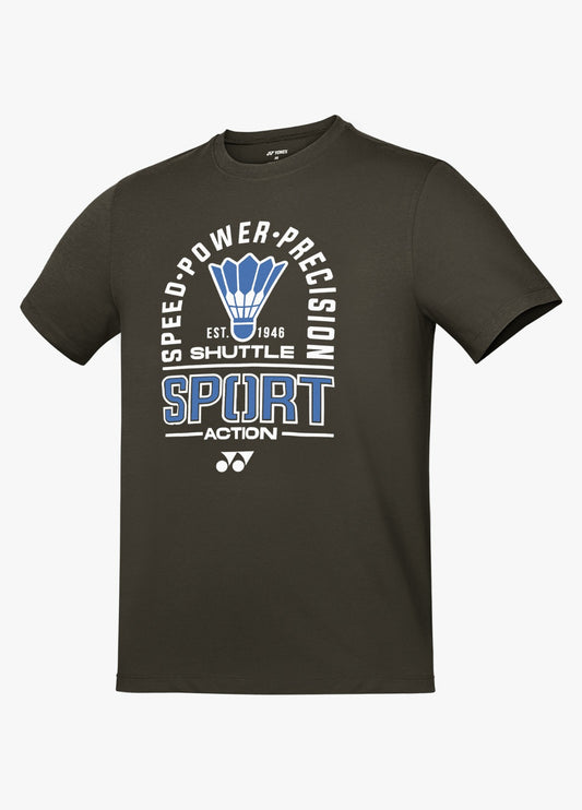 YONEX POINT 1 COTTON SHIRT 3299 - BLACK INK