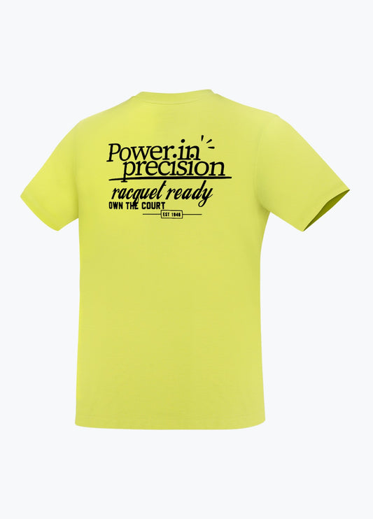 YONEX POINT 1 COTTON SHIRT 3295 - SUNNY LIME