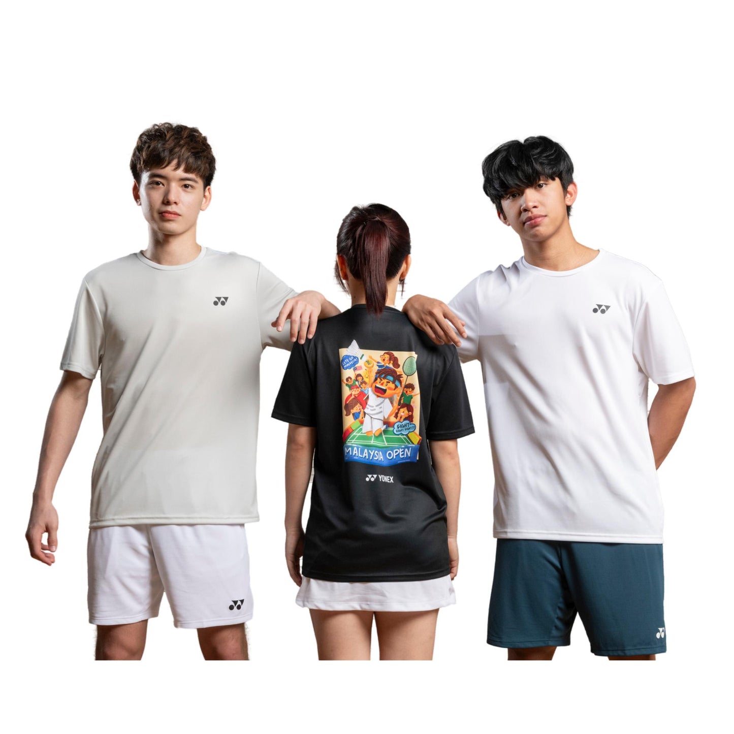 YONEX MALAYSIA OPEN 2025 T-SHIRT 2931 GLACIER GRAY