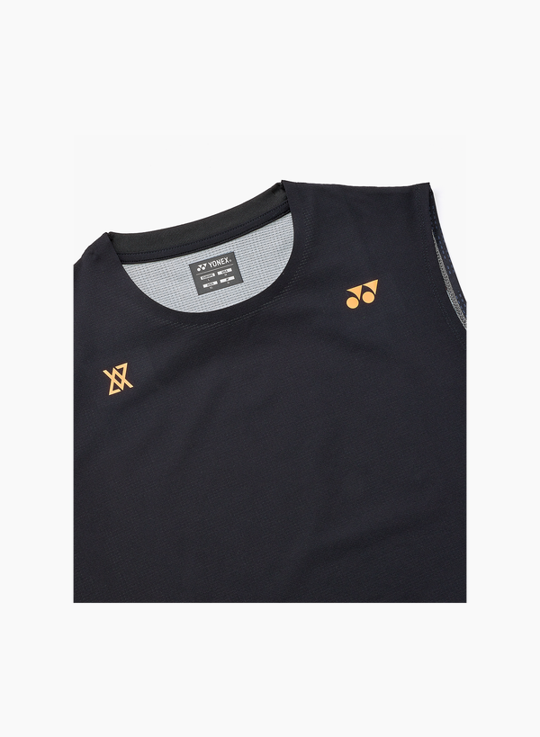 YONEX SLEEVELESS SHIRT VA 16823 EX - BLACK