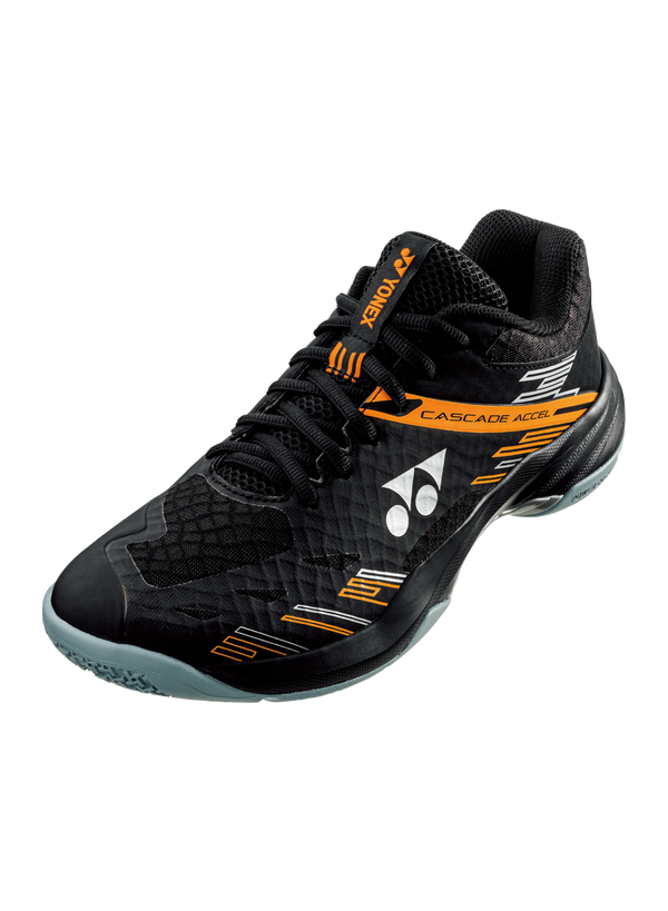 YONEX POWER CUSHION CASCADE ACCEL WIDE - BLACK/ORANGE