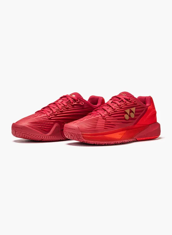 YONEX TENNIS / PICKLEBALL SHOES POWER CUSHION ECLIPSION 5 WOMEN RUBY RED
