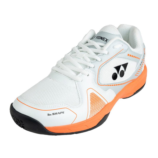 YONEX BADMINTON SHOE MACH 2 WHITE BURNT/ORANGE