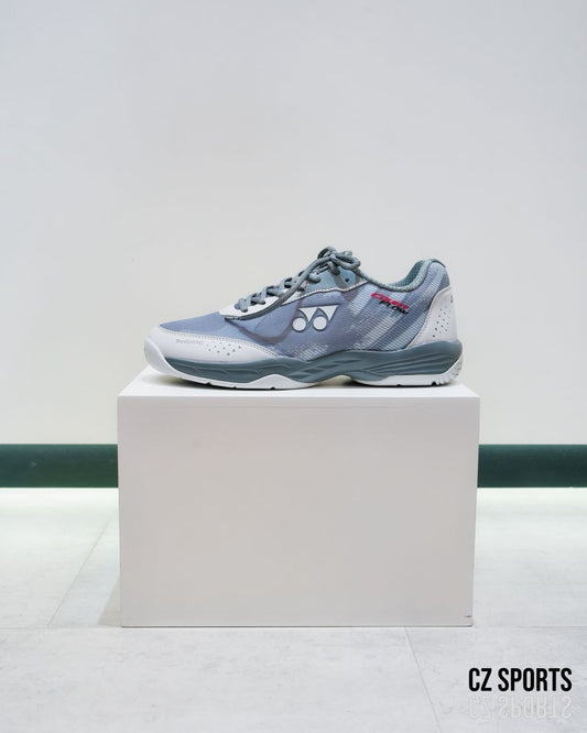 YONEX COURT FLOW BADMINTON SHOE - MONUMENT/OYSTER MUSHROOM