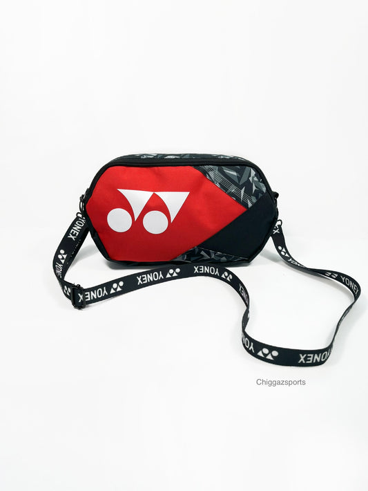 YONEX MINI TOURNAMENT SLING BAG SBG001 - RED/BLACK