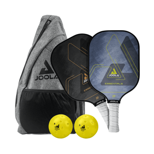 JOOLA ESSENTIALS PICKLEBALL SET BLACK&BLUE 12MM