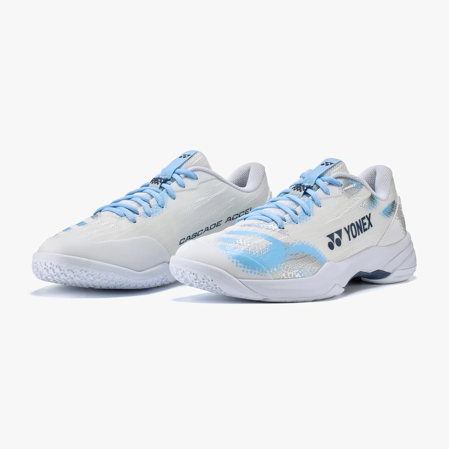 YONEX POWER CUSHION CASCADE ACCEL WIDE - WHITE/LIGHT BLUE