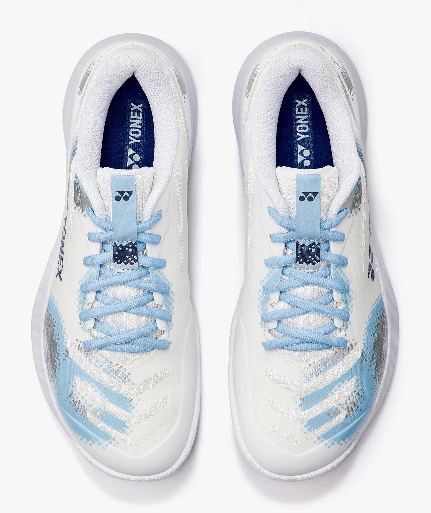 YONEX POWER CUSHION CASCADE ACCEL WIDE - WHITE/LIGHT BLUE
