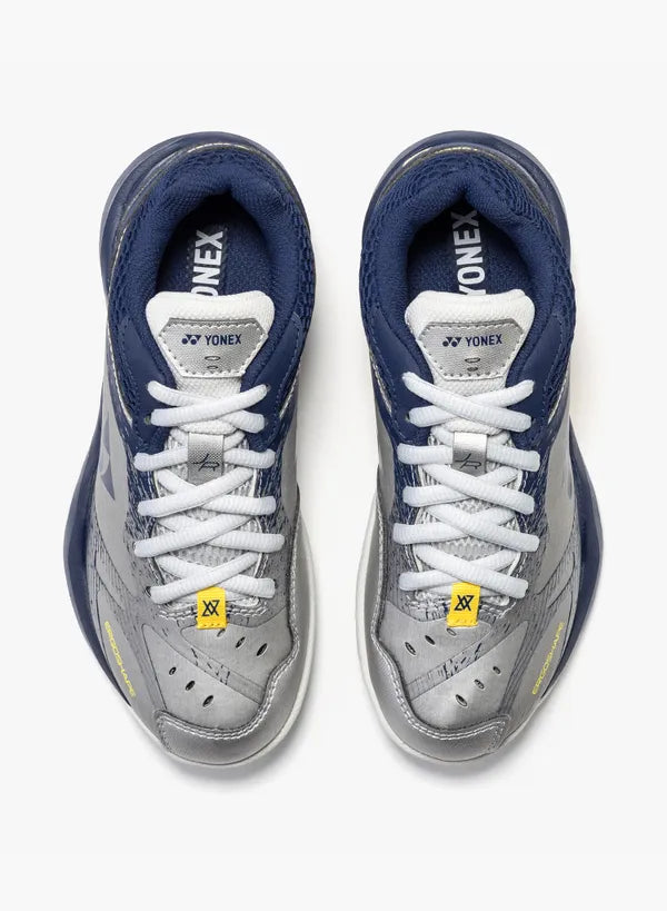 YONEX POWER CUSHION 65 VA JUNIOR - SILVER/NAVY (PRE-ORDER)
