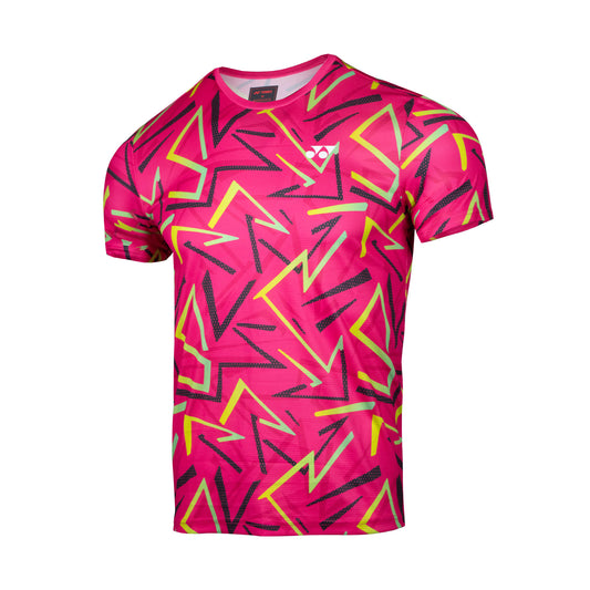 YONEX UNISEX ROUND NECK SHIRT 2875 FUCHSIA PURPLE