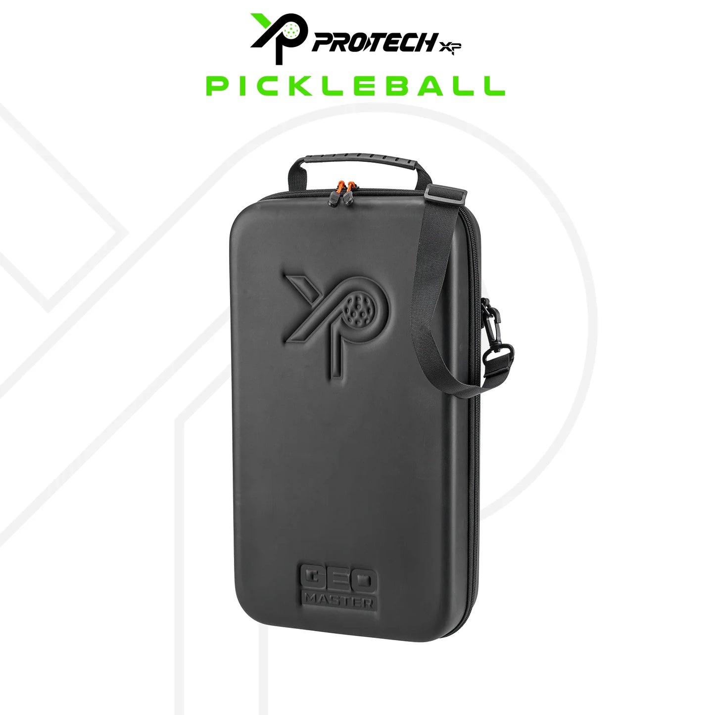 PROTECH GEO MASTER PICKLEBALL PADDLE (16mm)(2 Paddle/4 Ball/1 Sling Cover) - BLACK/WHITE