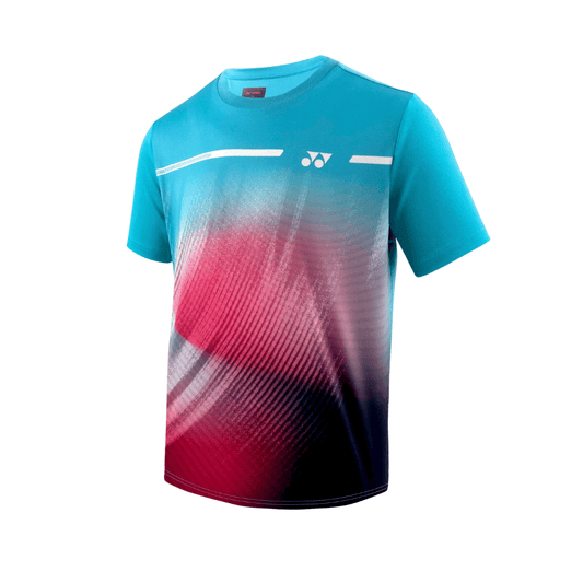 YONEX UNISEX ROUND NECK SHIRT 2874 CYAN BLUE