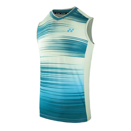 YONEX V NECK MEN SLEVELESS ACTIVE33 2549 - CAMO GREEN