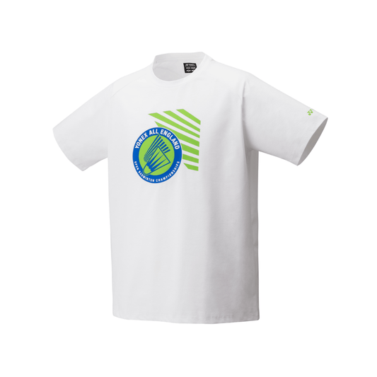 YONEX ALL ENGLAND 2025 UNISEX T-SHIRT YOB25003EX WHITE