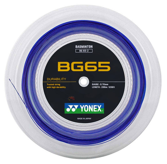 YONEX BG65 STRING COIL - ROYAL BLUE