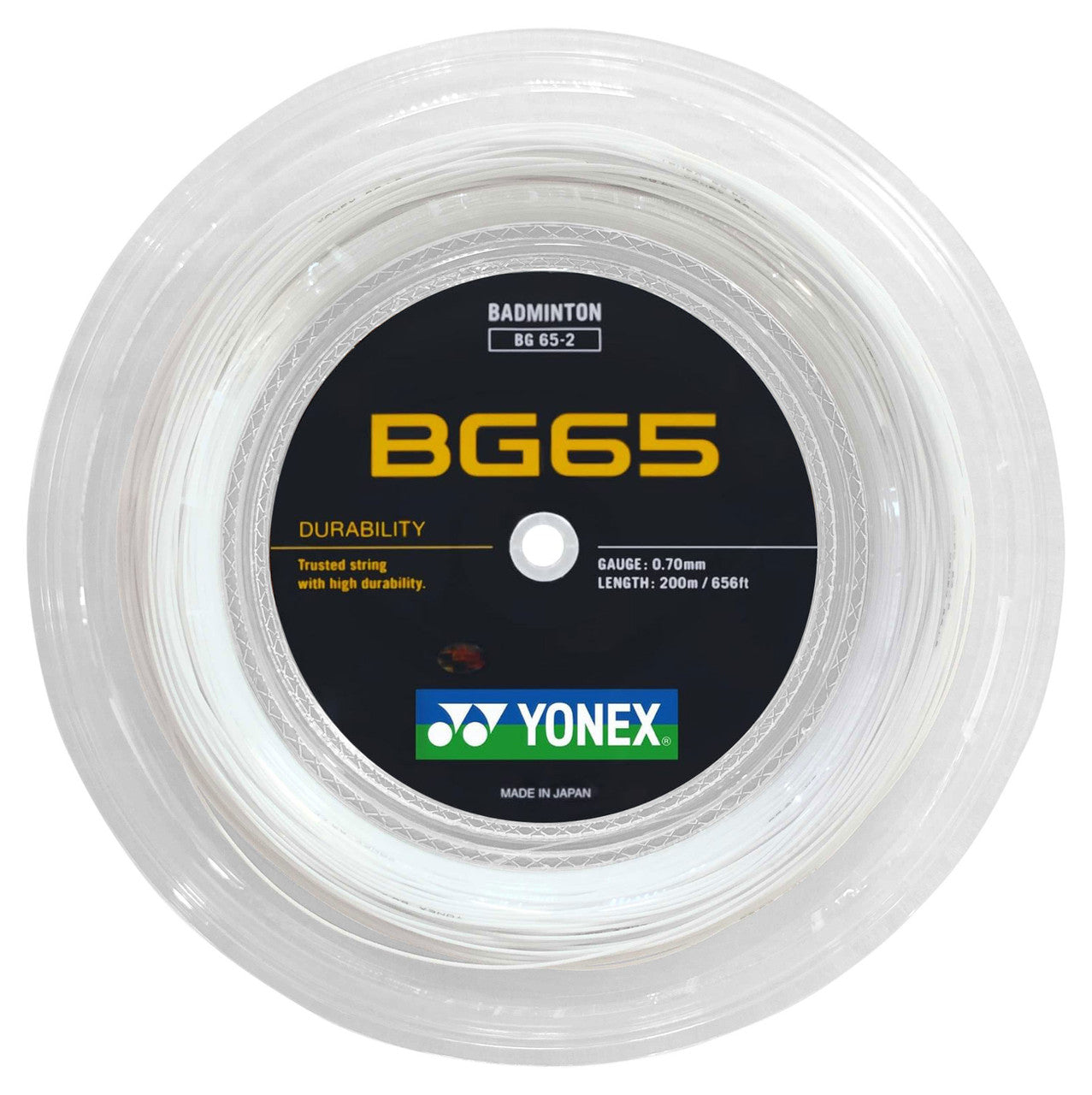 YONEX BG65 STRING COIL - WHITE