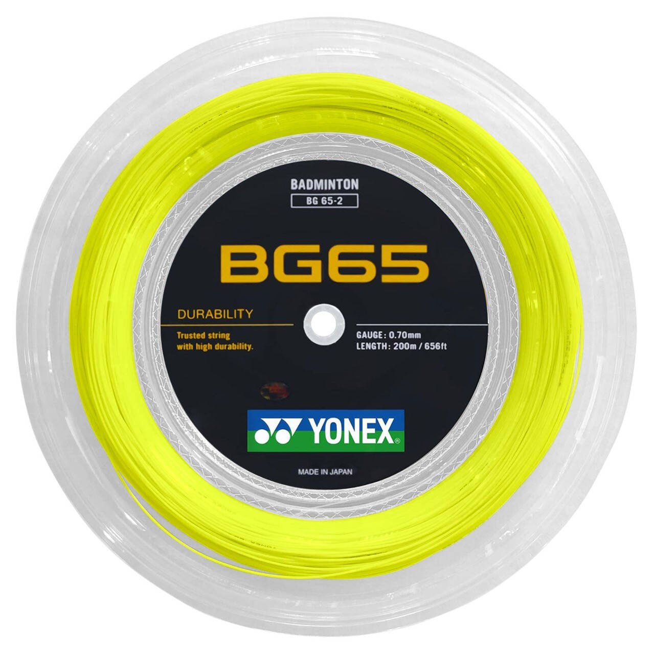 YONEX BG65 STRING COIL - YELLOW